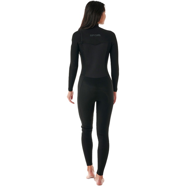 2025 Rip Curl Da Donna Dawn Patrol 5/3mm Chest Zip Muta 14SWFS - Black